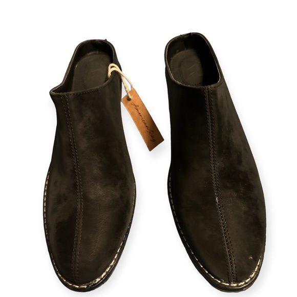American Rag Black Suede Clog Mule Slip On Shoes NWT - Picture 3 of 12